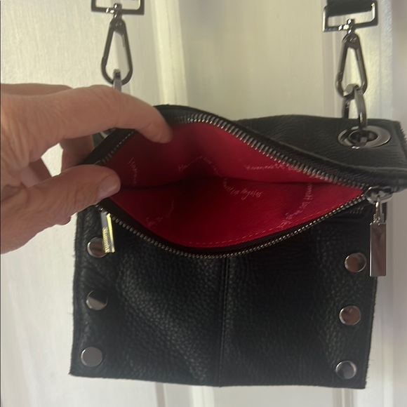 Hammitt Black and Gunmetal  Montana Reverse Small Crossbody Bag - Picture 7 of 16
